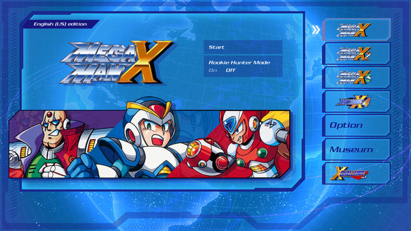 Игра Mega Man X Legacy Collection, скриншот