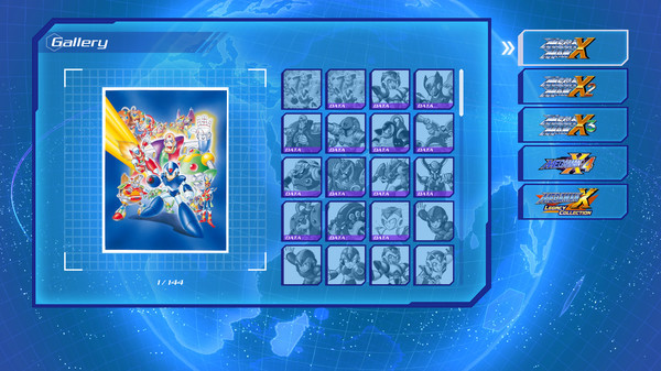 Игра Mega Man X Legacy Collection, скриншот