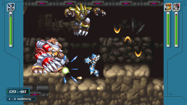 Игра Mega Man X Legacy Collection, скриншот