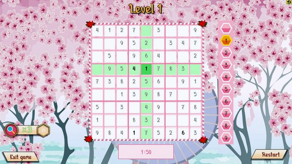 Игра Mega Sudoku - Binary & Suguru, скриншот