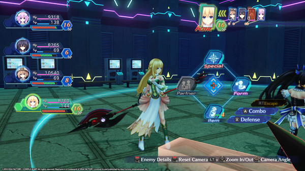 Игра Megadimension Neptunia VIIR - 4 Goddesses Online Adventurer Class Weapon Set, скриншот