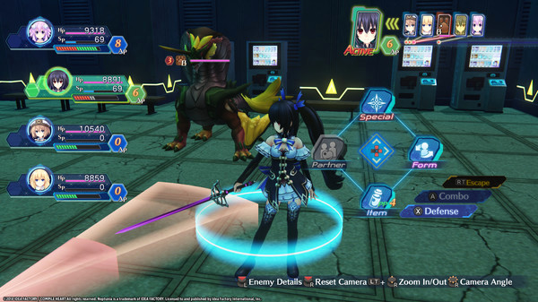 Игра Megadimension Neptunia VIIR - 4 Goddesses Online Adventurer Class Weapon Set, скриншот