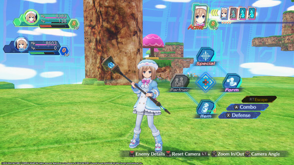 Игра Megadimension Neptunia VIIR - 4 Goddesses Online Magician Weapon Set, скриншот