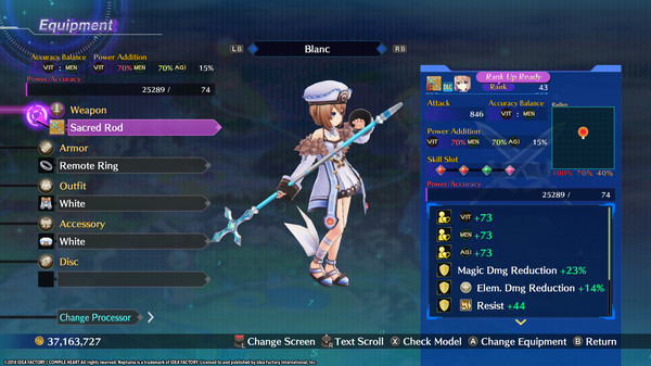 Игра Megadimension Neptunia VIIR - 4 Goddesses Online Novice Class Weapon Set, скриншот