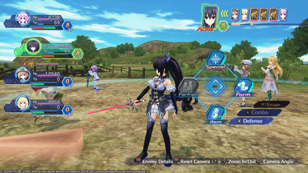 Игра Megadimension Neptunia VIIR - 4 Goddesses Online Novice Class Weapon Set, скриншот