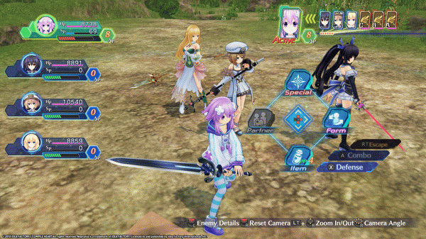 Игра Megadimension Neptunia VIIR - 4 Goddesses Online Novice Class Weapon Set, скриншот