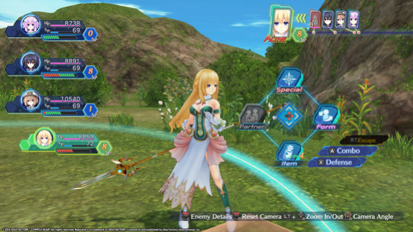 Игра Megadimension Neptunia VIIR - 4 Goddesses Online Novice Class Weapon Set, скриншот