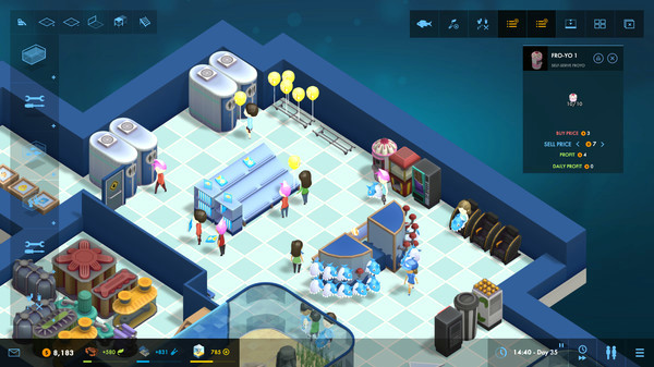 Игра Megaquarium, скриншот