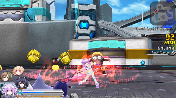 Игра MegaTagmension Blanc + Neptune VS Zombies (Neptunia), скриншот