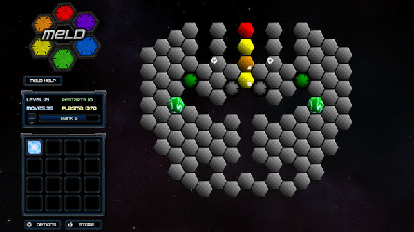 Игра Meld, скриншот