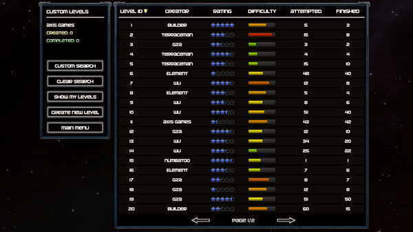Игра Meld, скриншот