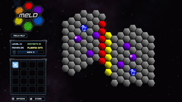 Игра Meld, скриншот