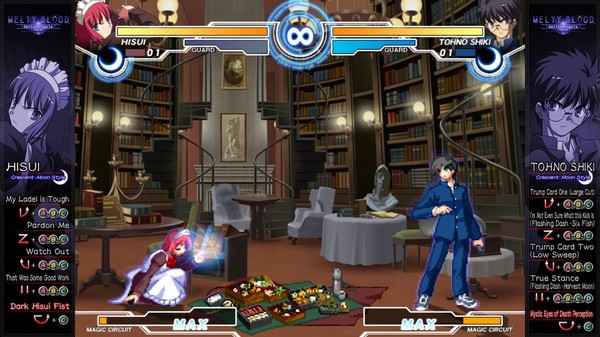 Игра Melty Blood Actress Again Current Code, скриншот