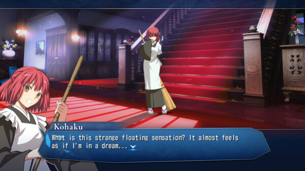Игра MELTY BLOOD: TYPE LUMINA - Kohaku : Голос, оглащающий раунды, скриншот