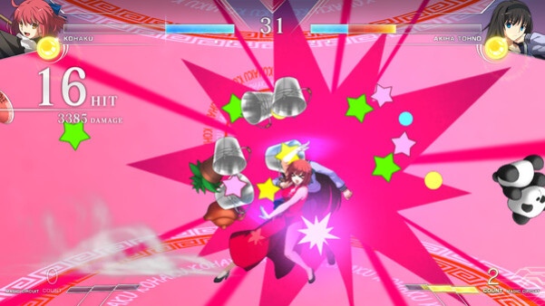 Игра MELTY BLOOD: TYPE LUMINA - Kohaku : Голос, оглащающий раунды, скриншот