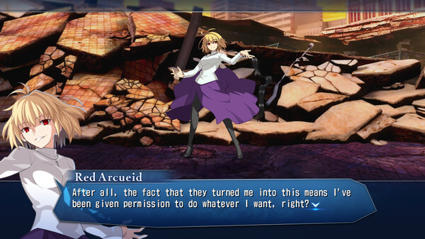 Игра MELTY BLOOD: TYPE LUMINA - Коллекция из 13 озвученных персонажей, скриншот