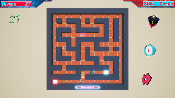 Игра Memory Maze, скриншот