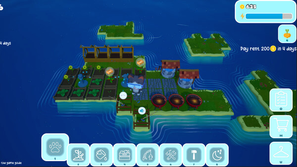Игра Meowland: Island Farm, скриншот
