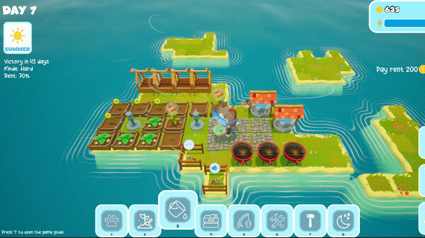 Игра Meowland: Island Farm, скриншот