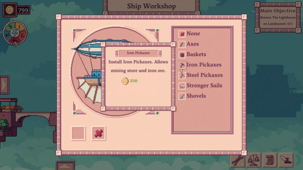 Игра Merchant of the Skies, скриншот