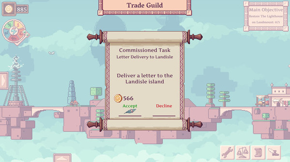 Игра Merchant of the Skies, скриншот