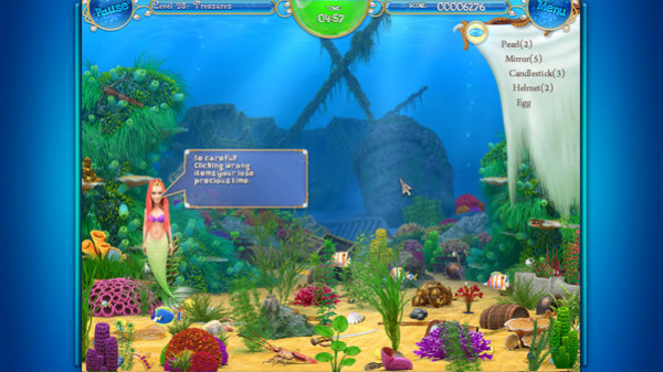 Игра Mermaid Adventures: The Magic Pearl, скриншот