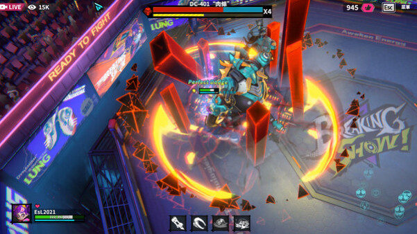 Игра Meta-Ghost: The Breaking Show, скриншот