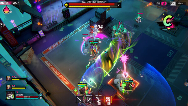 Игра Meta-Ghost: The Breaking Show, скриншот