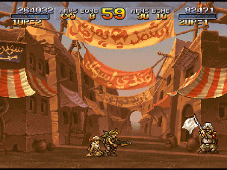 Игра METAL SLUG 2, скриншот