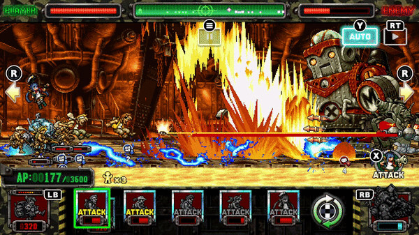 Игра METAL SLUG ATTACK RELOADED, скриншот