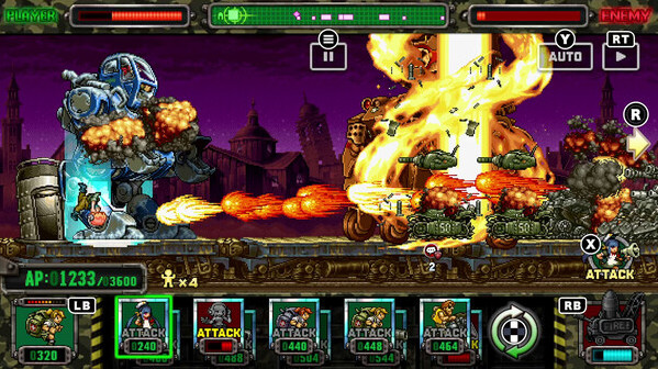 Игра METAL SLUG ATTACK RELOADED, скриншот