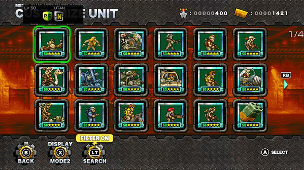 Игра METAL SLUG ATTACK RELOADED, скриншот