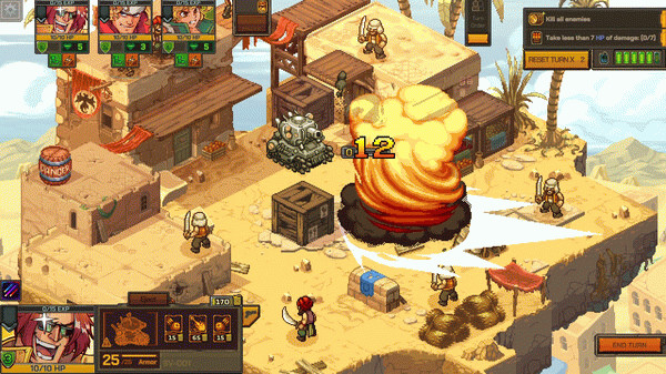Игра Metal Slug Tactics, скриншот