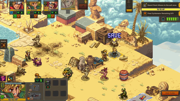 Игра Metal Slug Tactics, скриншот