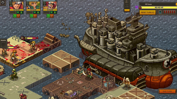 Игра Metal Slug Tactics, скриншот