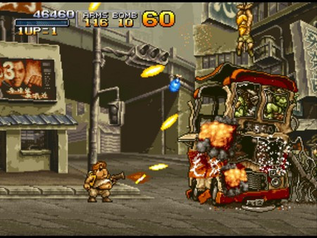 Игра METAL SLUG X, скриншот