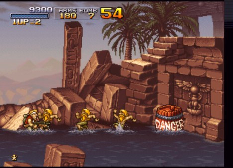 Игра METAL SLUG X, скриншот