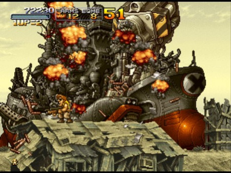 Игра METAL SLUG X, скриншот