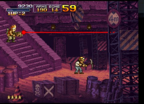 Игра METAL SLUG X, скриншот