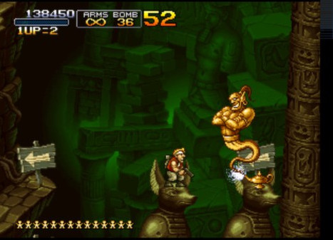 Игра METAL SLUG X, скриншот