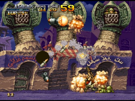 Игра METAL SLUG X, скриншот