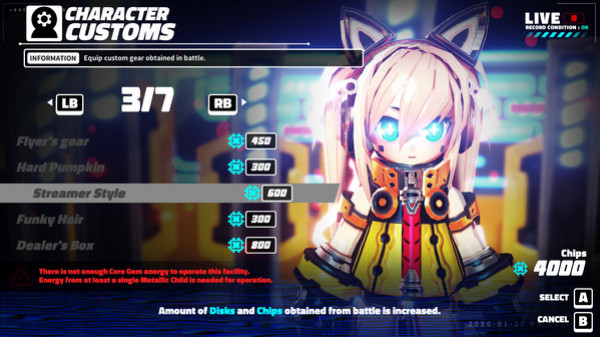 Игра METALLIC CHILD Chip Pack 4000, скриншот