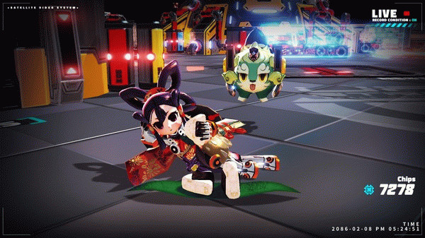 Игра METALLIC CHILD x Sakuna: Of Rice and Ruin Crossover "Of Rice and Cores", скриншот