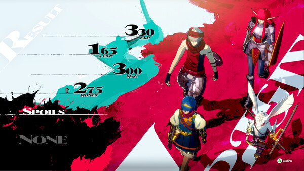 Игра Metaphor: ReFantazio — 7 костюмов из Etrian Odyssey и набор боевой музыки, скриншот