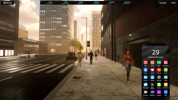 Игра Metro Sim Hustle, скриншот