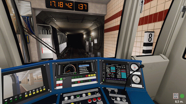 Игра Metro Simulator 2, скриншот