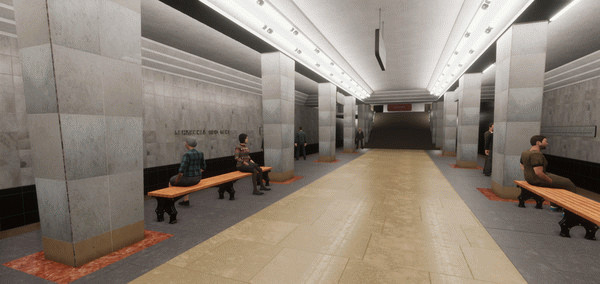 Игра Metro Simulator 2, скриншот
