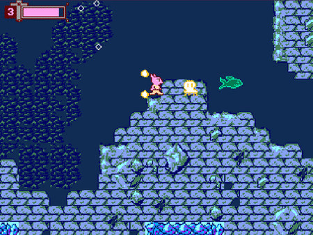 Игра Mibibli's Quest, скриншот