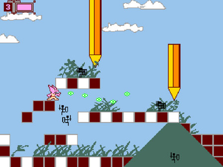 Игра Mibibli's Quest, скриншот