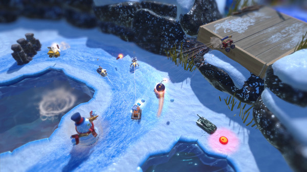 Игра Micro Machines World Series, скриншот